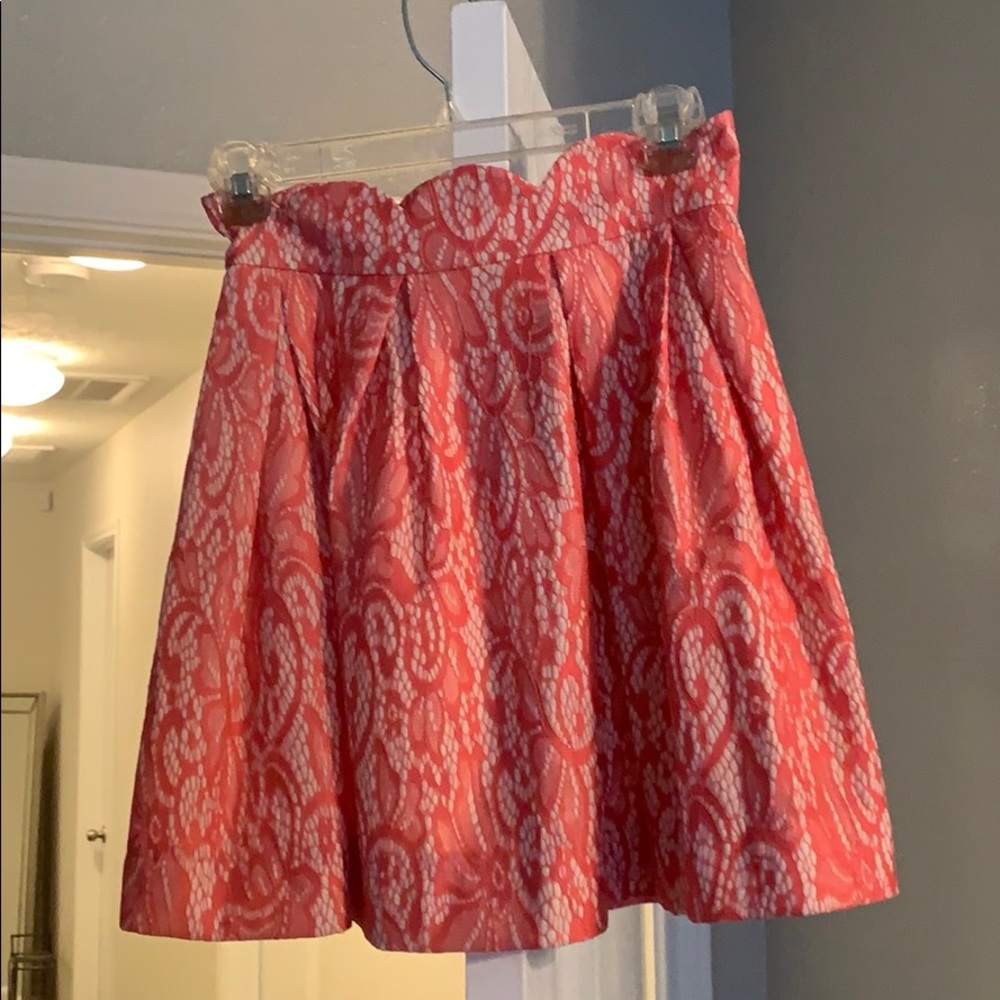 Pink skater skirt
